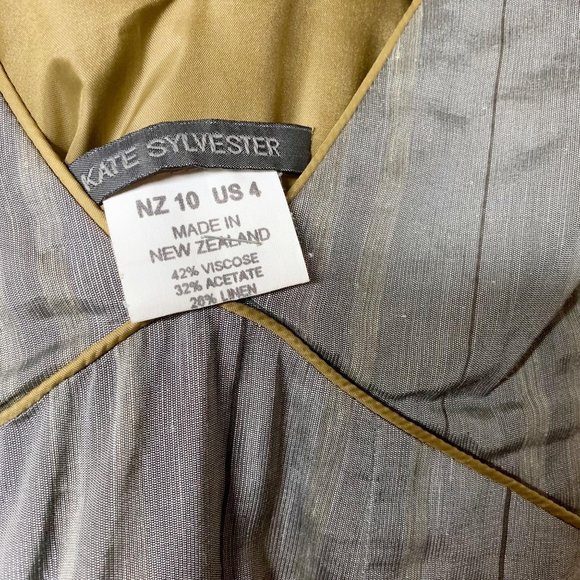 Kate Sylvester Linen Blend Sleeveless Dress - Picture 7 of 7